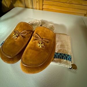 Tory Burch shearling lined mule